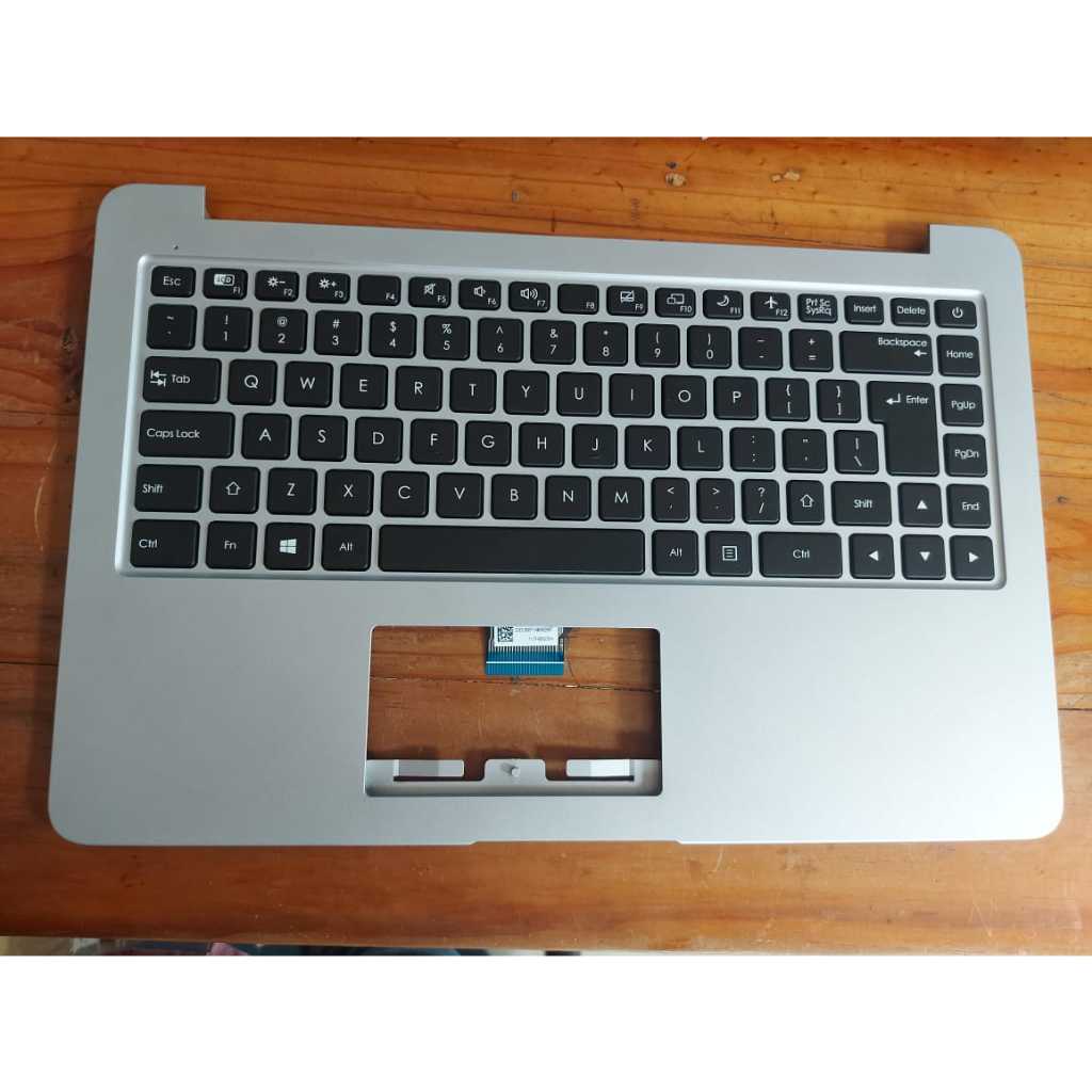 Palmrest Infinix Itel Able S1 14 inch Silver Second  Keyboard  Oke