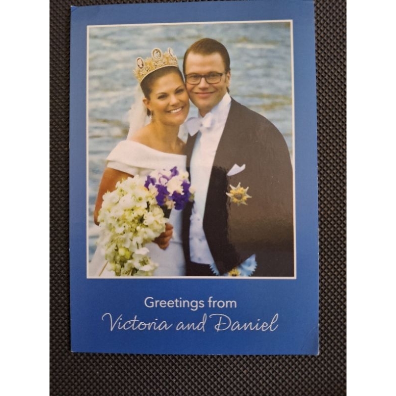 

kartu pos royal family swedia/swedish royal family