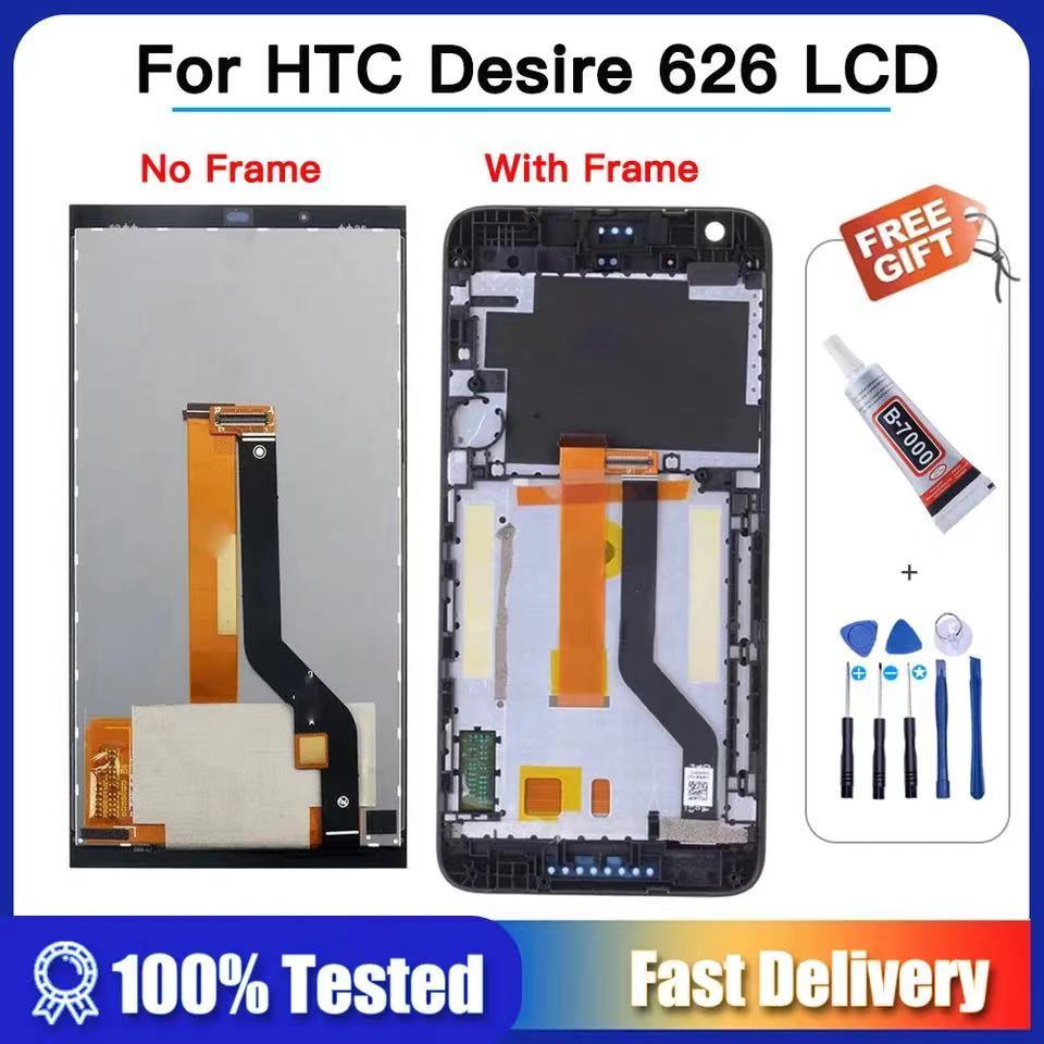 Original HTC Desire 626 530 630 650 628 U20 816 820 U19 830  12plus D12+ D12S Screen Assembly HTC U1