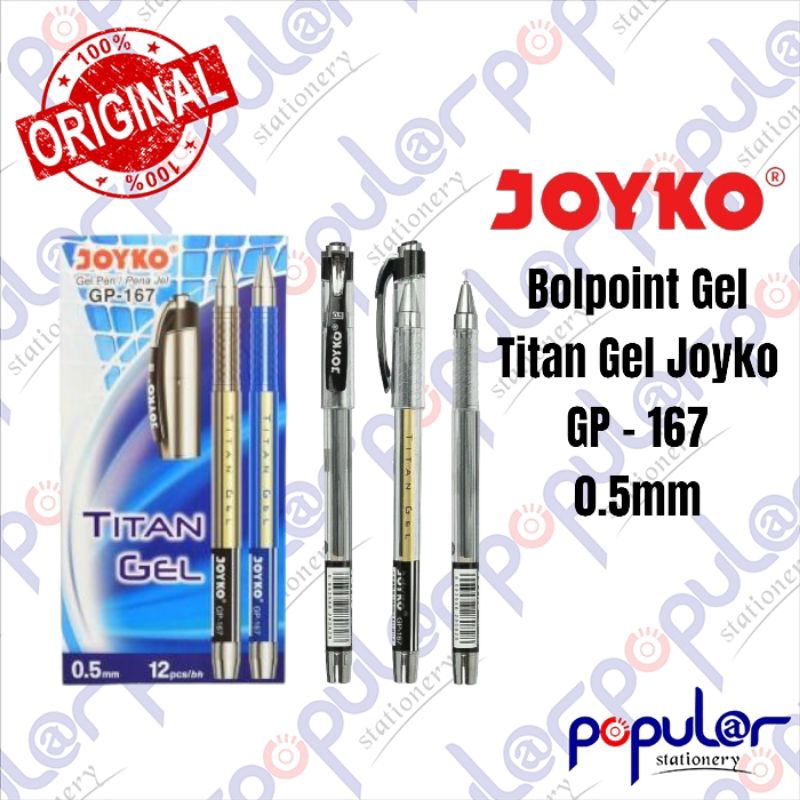 

Bolpoint Gel Joyko Titan Gel GP - 167