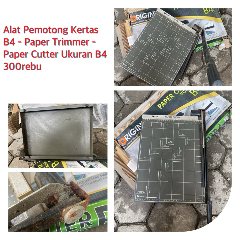 

Alat Pemotong Kertas B4 - Paper Trimmer - Paper Cutter Ukuran B4