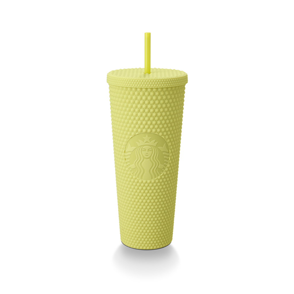 Starbucks Lime Green Bling Cold Cup (24oz)