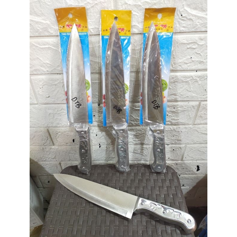 Pisau Daging Stainless Steel 8inci Golden Fish / Pisau Dapur Stainless Steel 8 inci / Pisau Dapur / 