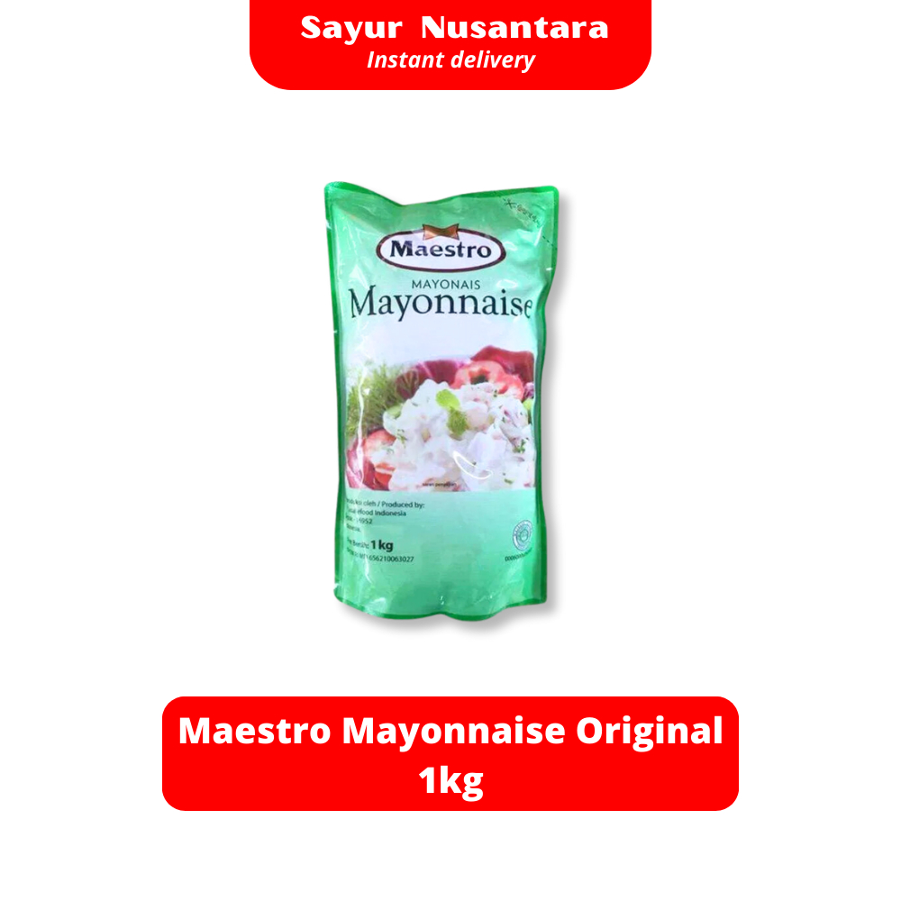 

Maestro Mayonnaise Original 1000gr - Sayur Nusantara