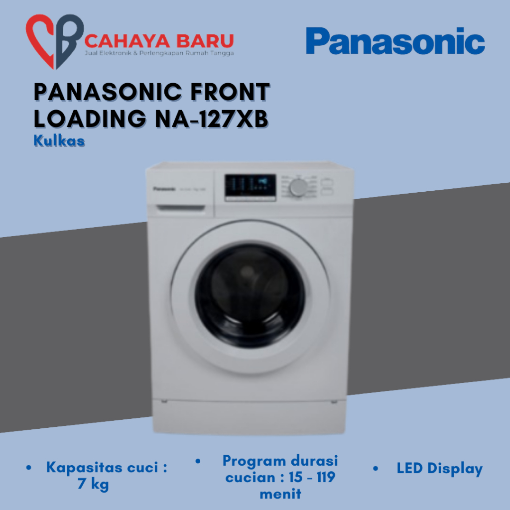 PANASONIC FRONT LOADING NA-127XB