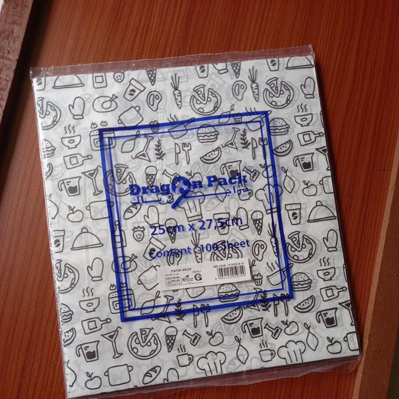 

KERTAS WRAP MOTIF ESTETIK - 25 x 27,5cm