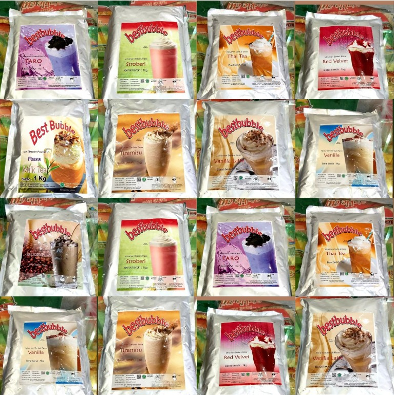 

[oddsolshop] pekanbaru/Best Bubble Drink 1 kg / Minuman Bubuk Instan