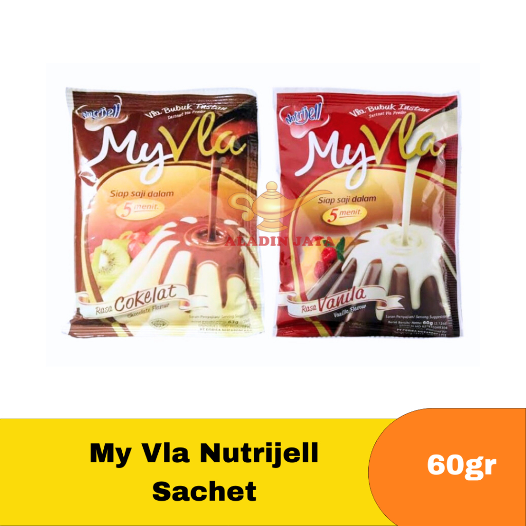

My Vla Nutrijell Sachet/My Vla Nutrijel fla bubuk instant 60gr