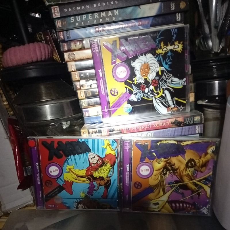 original VCD X - MEN ANIMATED & X-Men Evolution