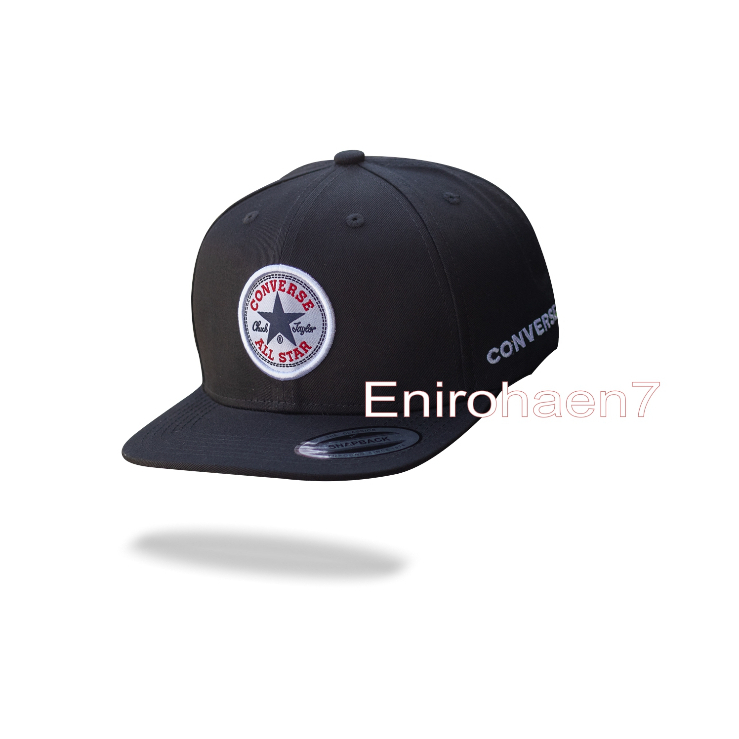 Topi bintang CNVRS Topi Unisex pria wanita Topi logo bintang CNVRS HITAM