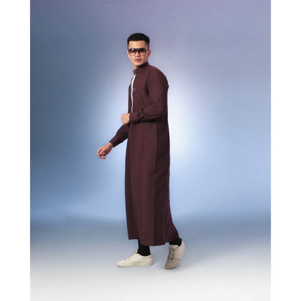 Shahama Thobe Exclusive SH-137 Maroon