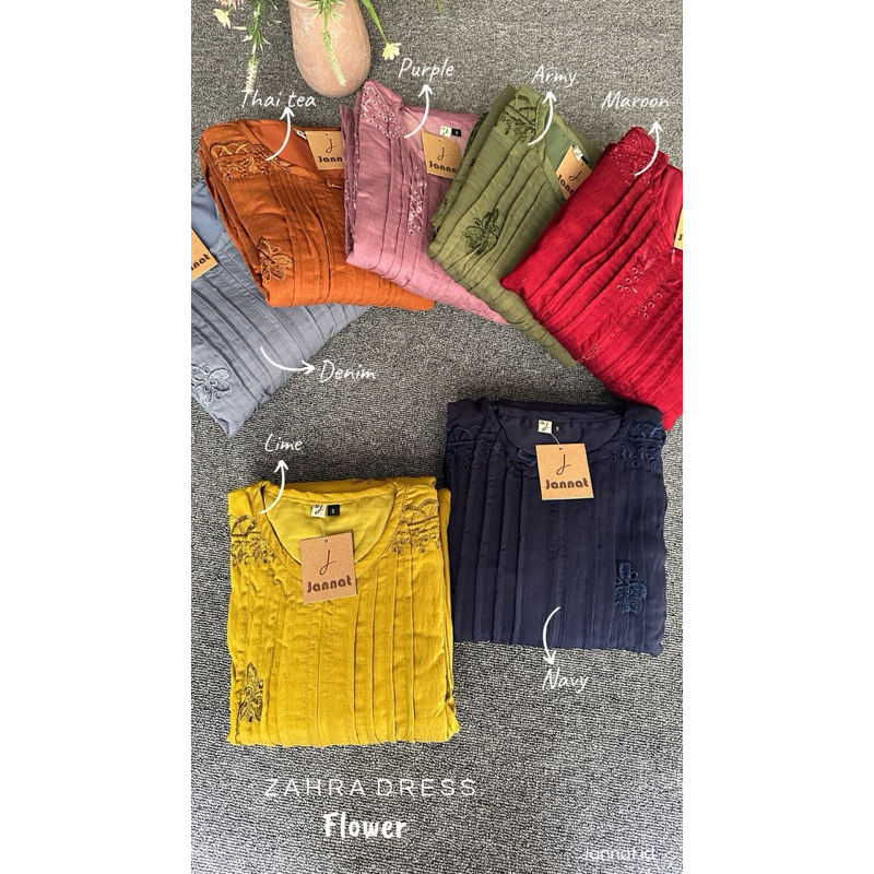 ZAHRA DRESS BY JANNAT / zahra dress jannat