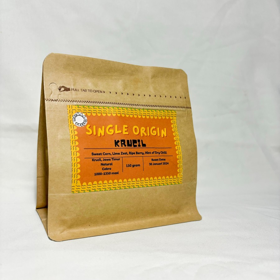 

Single Origin Arabica Kopi Krucil Argopuro Untuk Filter atau Espresso