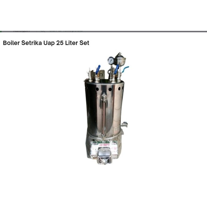 Boiler Setrika Uap 25 Liter Set