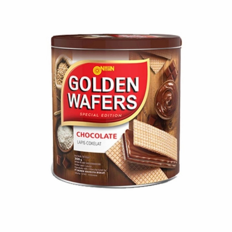 

Nissin Golden Wafer 267gr nissin coklat