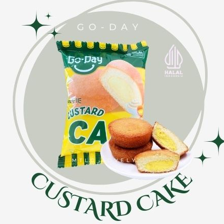 

HALAL Snack Custard Cake | GO-DAY | Snack Pie | Pie Cream