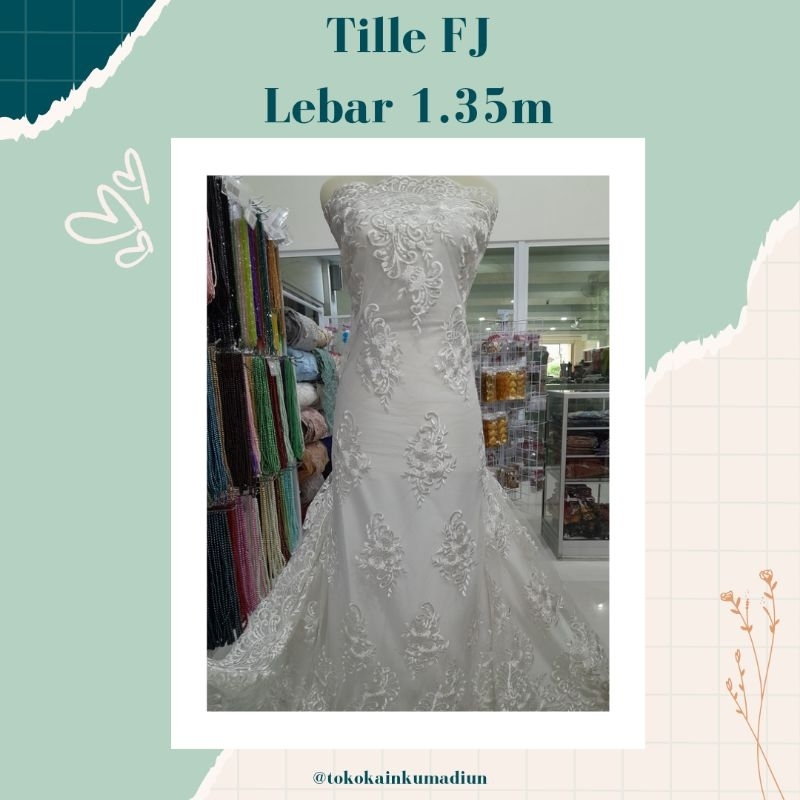 Tille FJ bahan kebaya kombinasi dan gamis