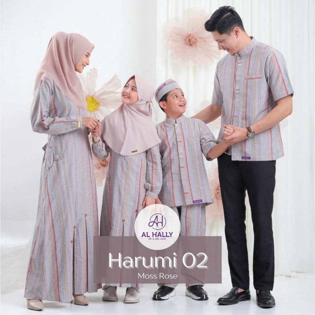 [COD] Terbaru Sarimbit Keluarga Al-Hally 2024 || ORIIGINAL || Harumi 02 Moss Rose