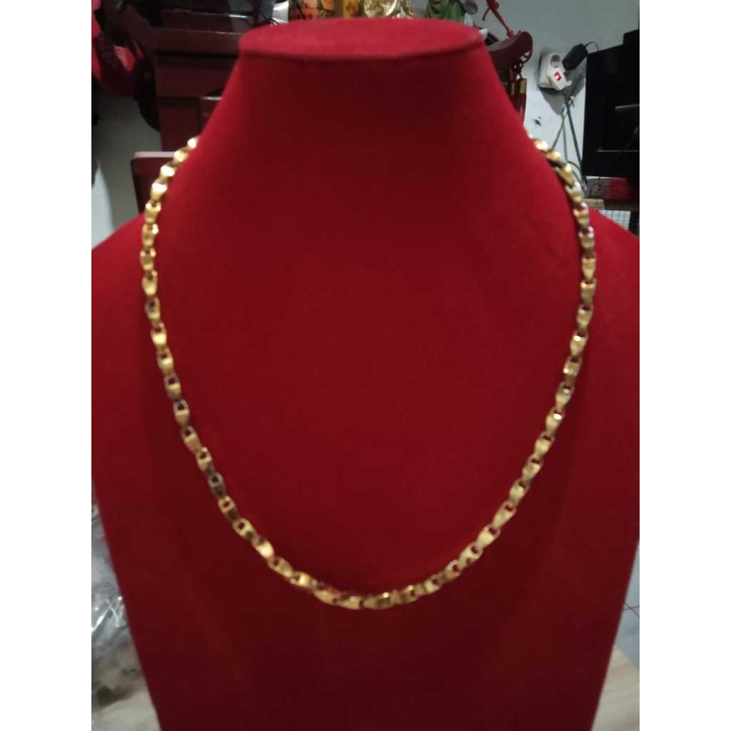 Kalung Kuning Panjang Kuno Jadul Antik