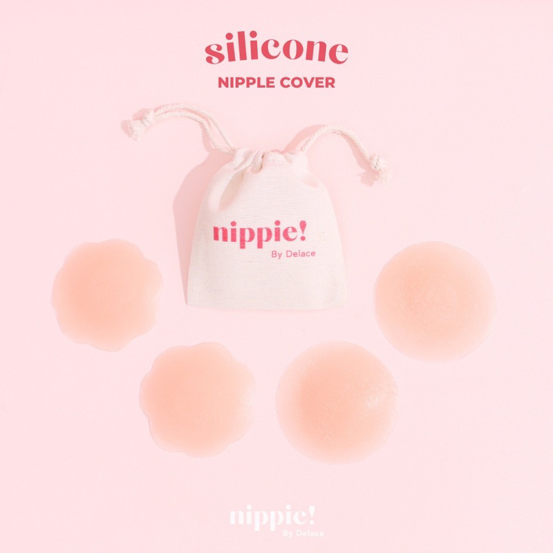 PRELOVED NEW NIPPIE SILICONE COVER DELACE penutup puting payudara silicon
