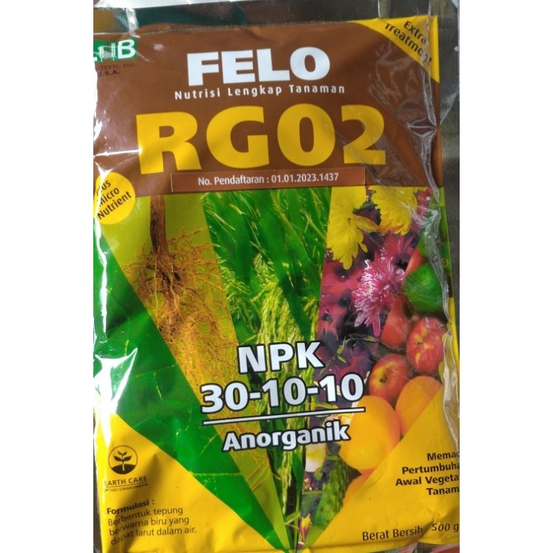 FELO NUTRISI LENGKAP TANAMAN RG 02 500 GRAM