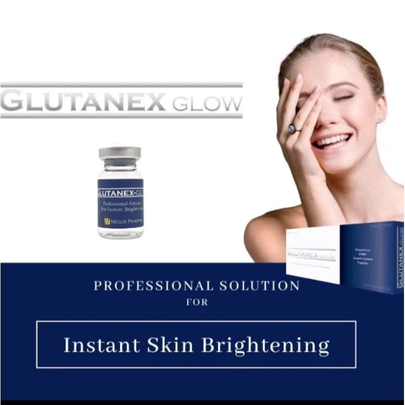 Glutanex glow Instant brightening solution//glutanex skinbooster glutanex glow serum