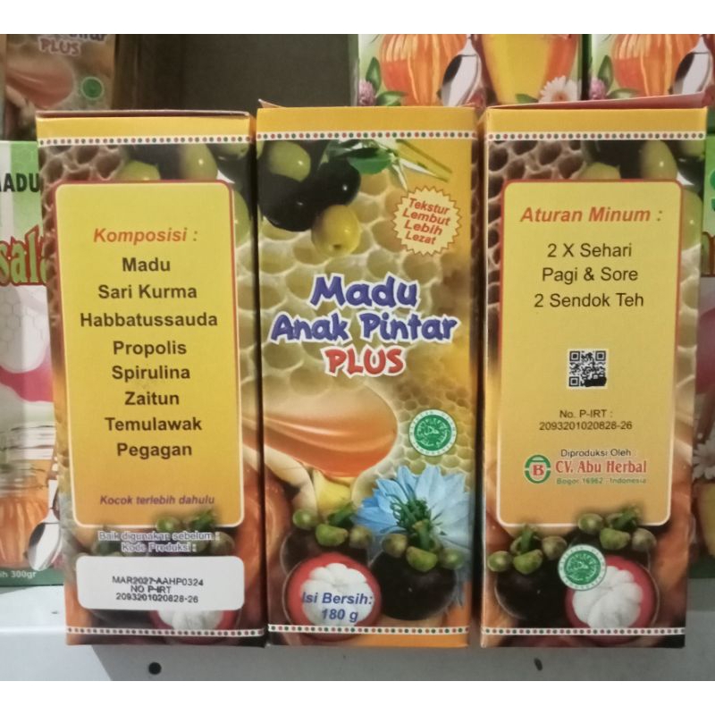 

Madu Anak pintar PLUS 180 Gram
