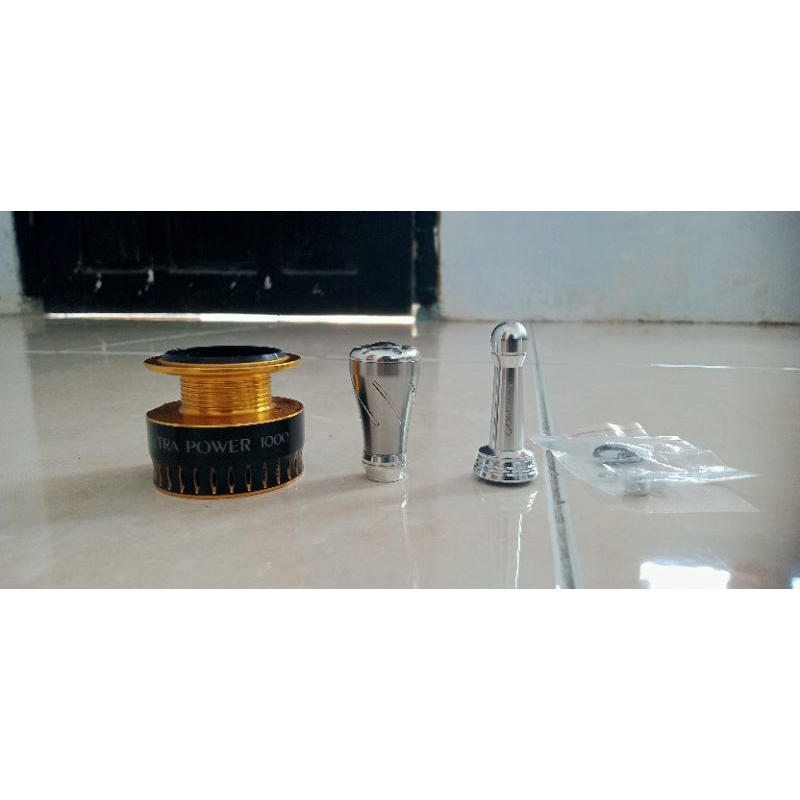 Knob handle & reel stand gomexus bekas ryobi up1000