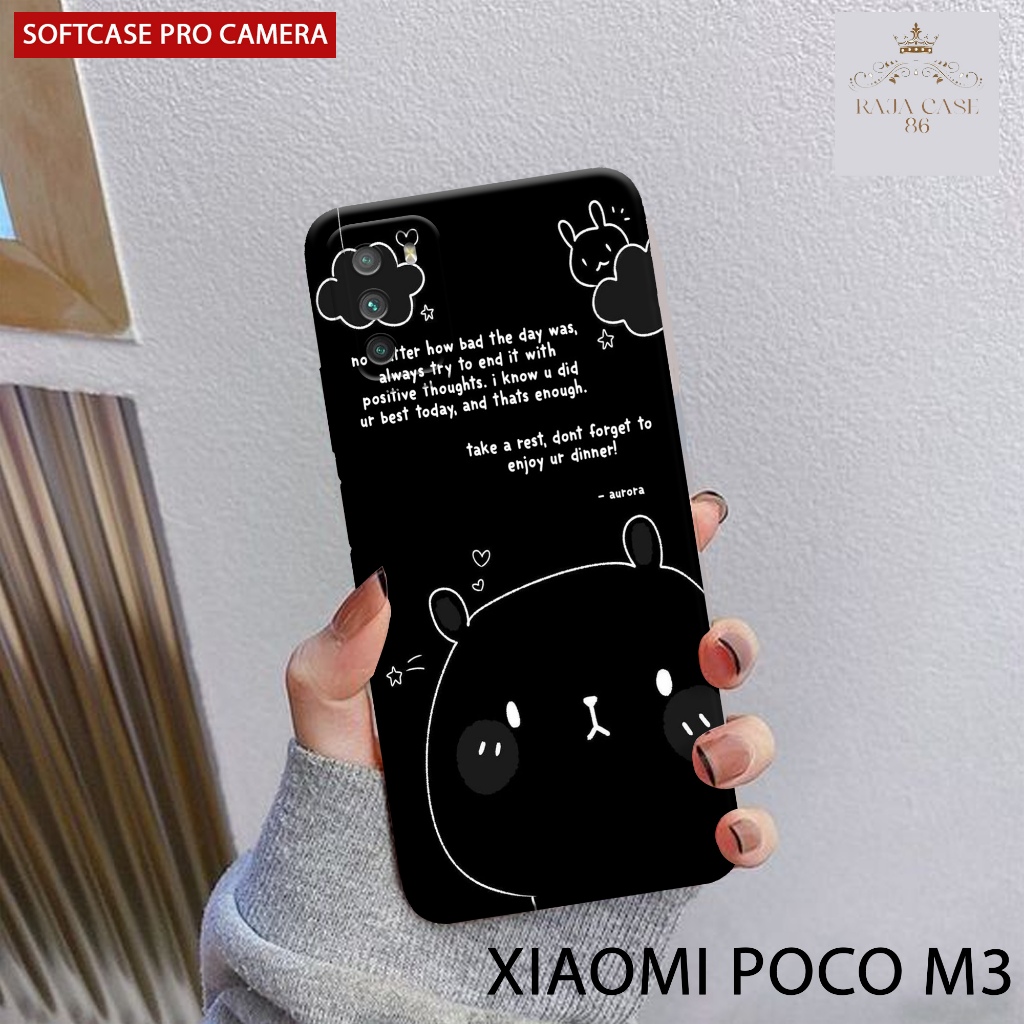Case Poco M3 4g Terbaru - Rajacase - casing Poco M3 - Motif case Cartoon - Pelindung handphone - POC