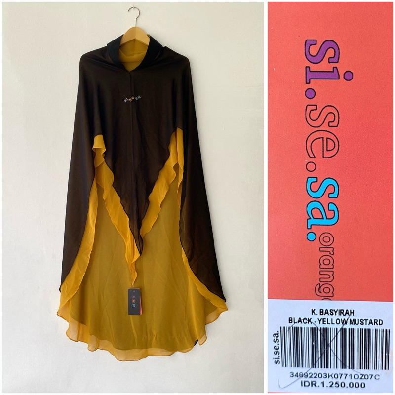 Khimar sisesa black original
