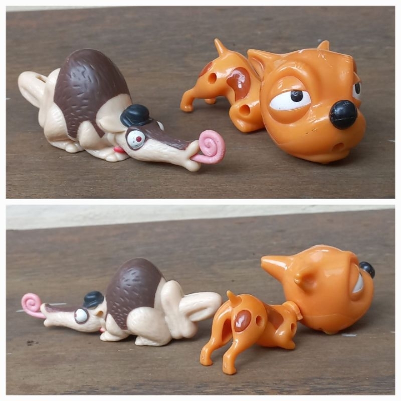 Mainan figure set Rio2 Charlie Figurine BurgerKing + Dog males