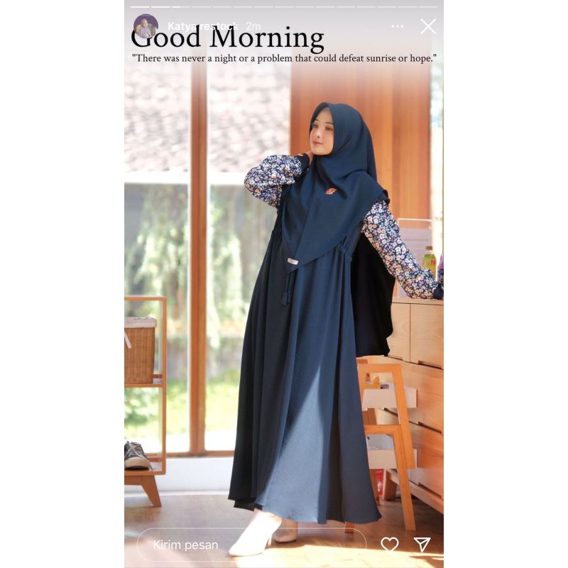 READY .. KATYA DRESS BY FAUZ HIJAB