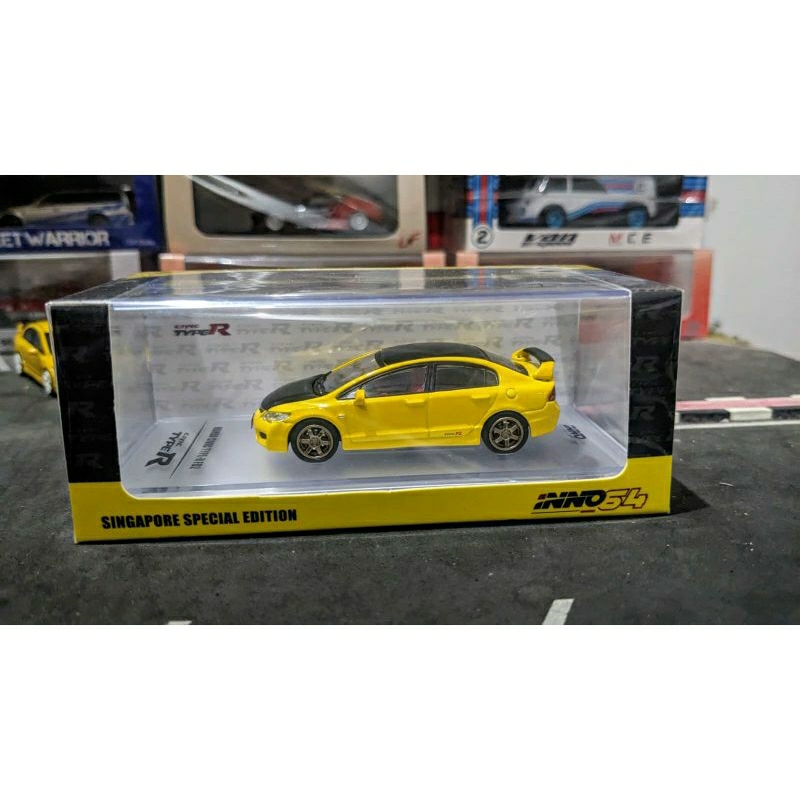 Diecast Inno64 Honda Civic Type R FD2 singapore spesial edition segel