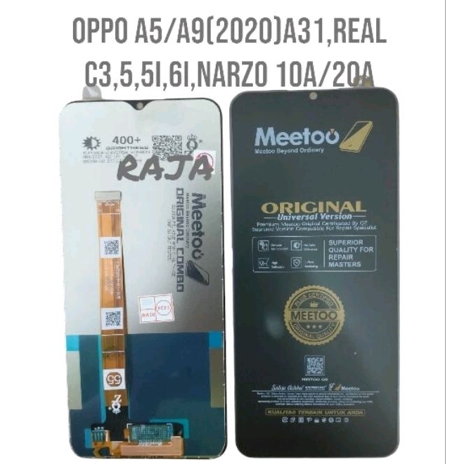 LCD Oppo A5(2020) A9(2020) A31(2020) Realme C3/5/5i/5s Meetoo LCD Touchscreen Original Meetoo