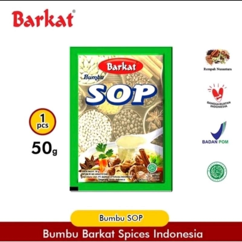 

BUMBU SOP Padang Barkat 50gr asli khas Minang