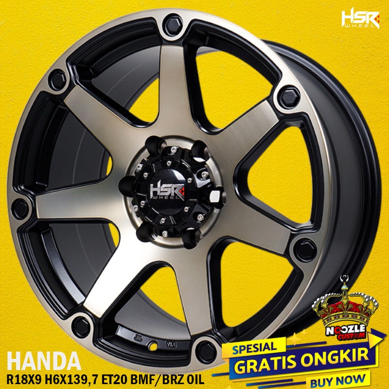 Velg Mobil Fortuner Triton Pajero R18 HSR Ring 18 Type Handa Pelek offroad Ring 18
