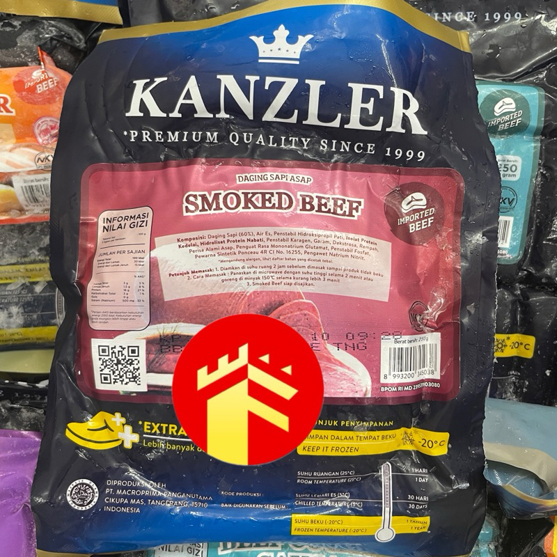 

KANZLER SMOKED BEEF 250 GR DAGING SAPI ASAP