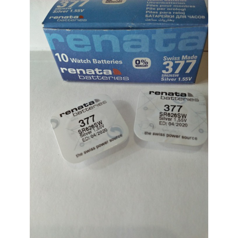 Baterai Original Jam Tangan Renata 377 626 SR626 SR626SW