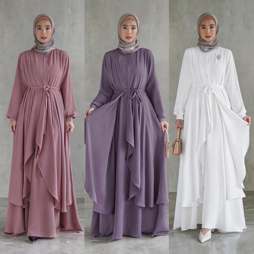 Amanda Long Dress Gamis Casual