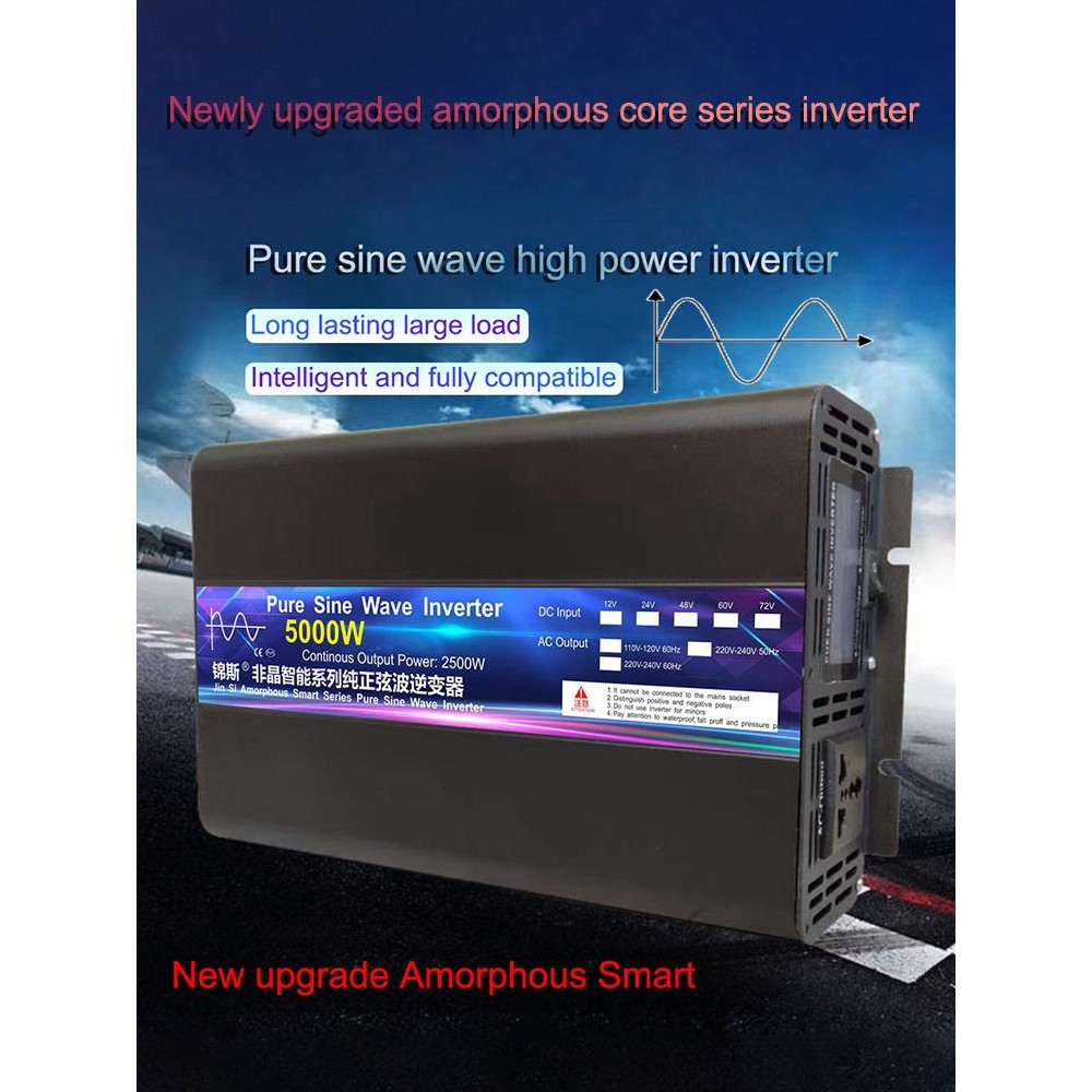 inverter pure sinewave 5000 wattt 48v Amorphous