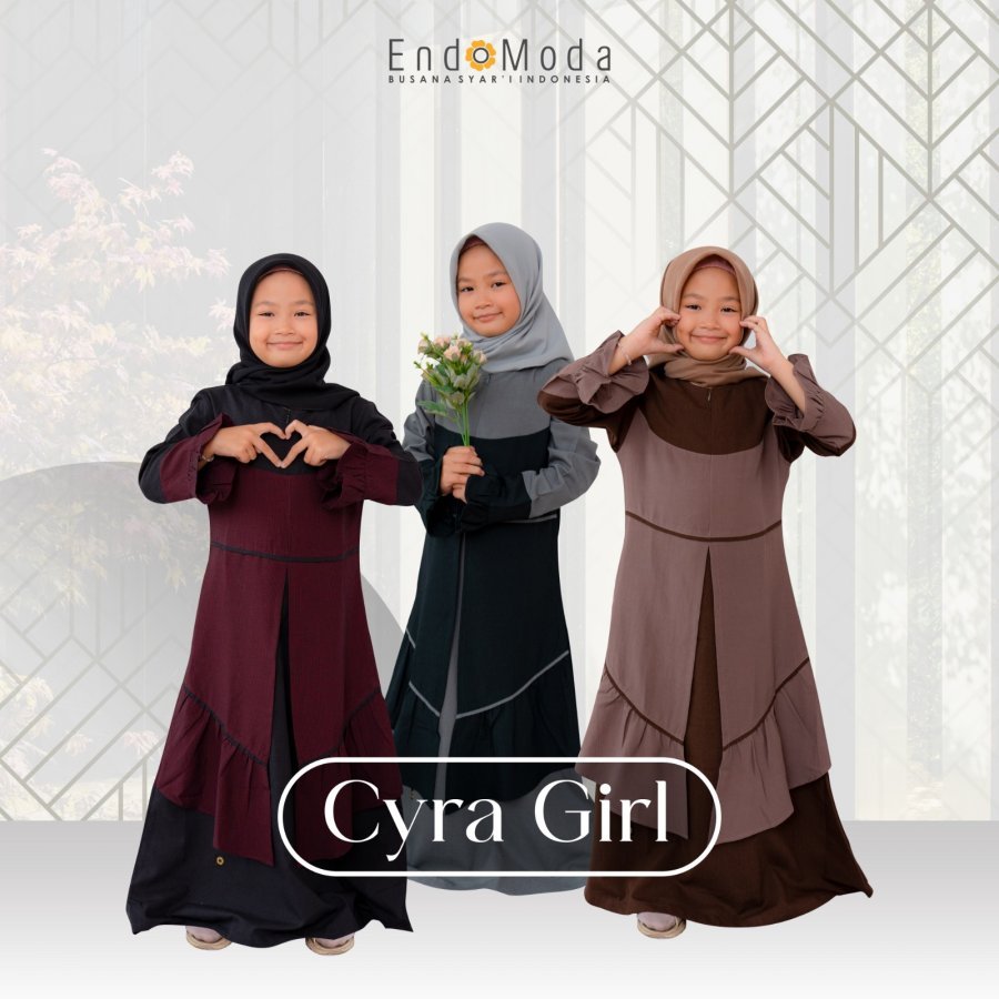 Gamis Anak Endomoda Cyra