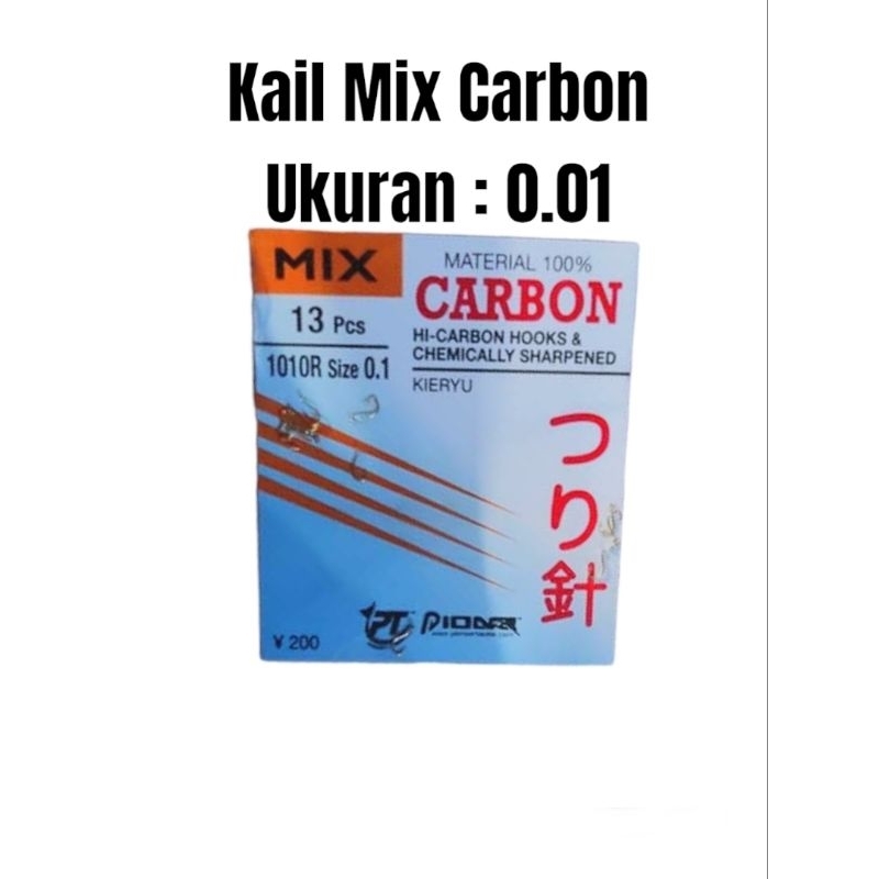 KAIL MIX CARBON 0.1 KECIL KAIL WADER WARNA EMAS