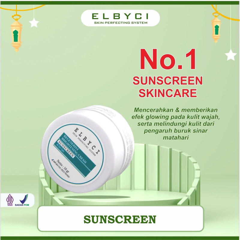 Sunscreen /day cream A paket HC skincare ELBYCI