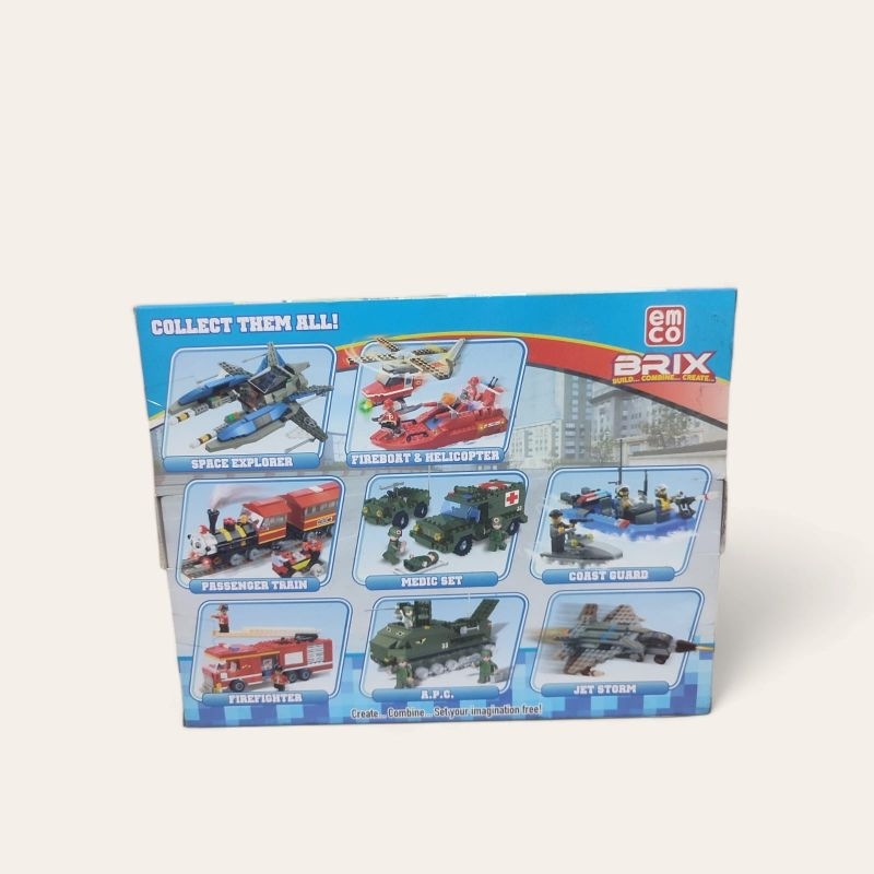 Mainan anak lego emco brix aerial patrol