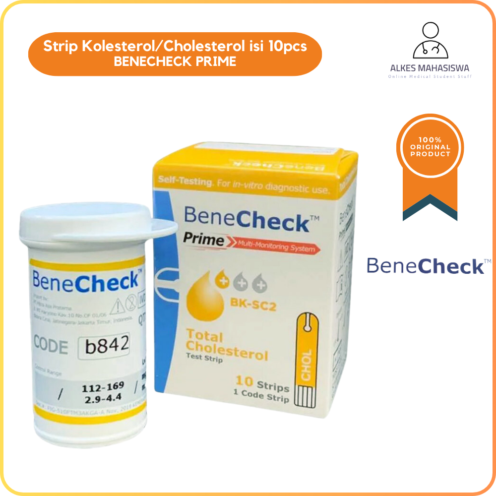 Strip Kolesterol BeneCheck / Test Strip Cholesterol Benecheck PRIME