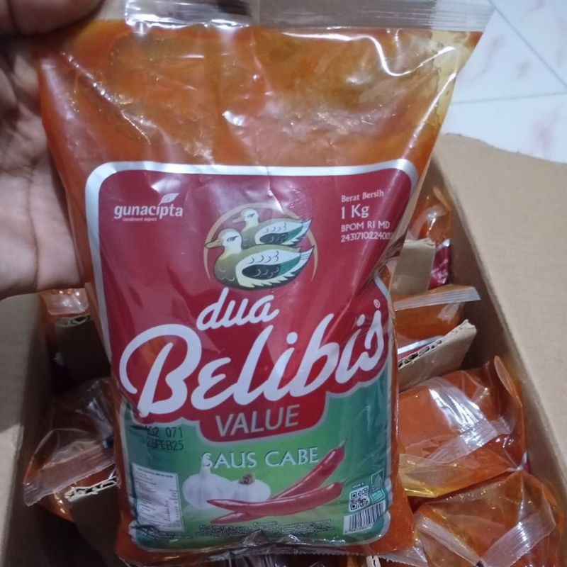 

BELIBIS/saus cabe/sambal 1 kg value