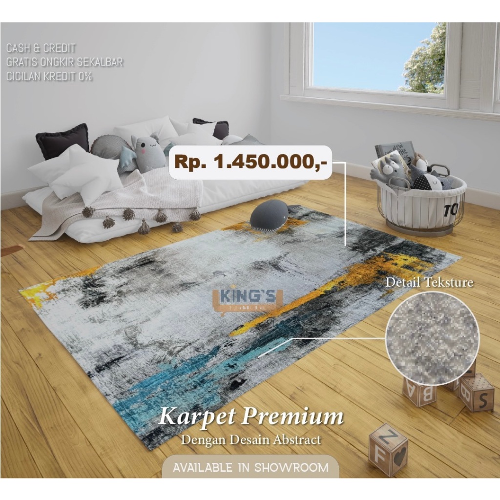 KARPET PREMIUM IMPORT KARPET TURKI KARPET MALAYSIA KARPET JUMBO UK 200X300 CM