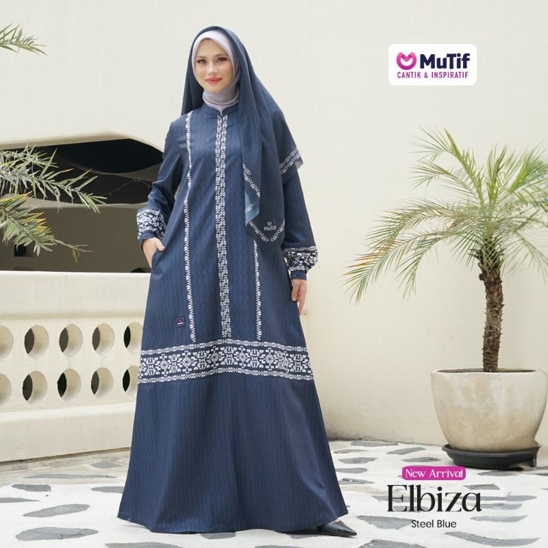 GAMIS MUTIF ELBIZA STEEL BLUE LIMITED