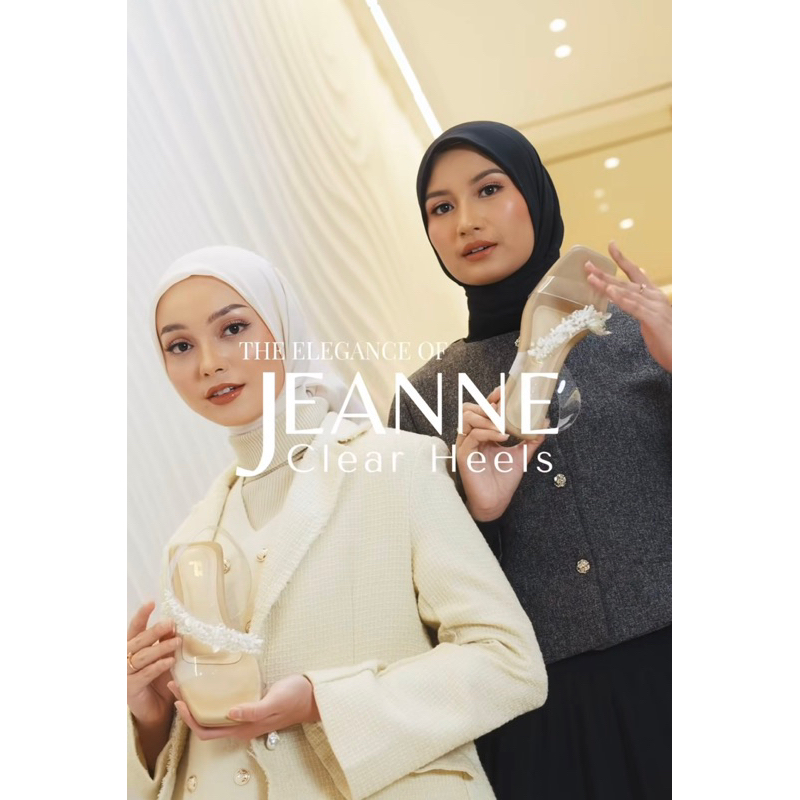 JEANNE CLEAR HEELS By Heylocal