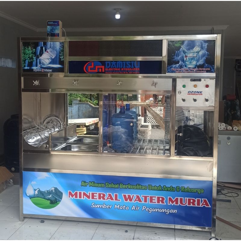 Depot Air Minum Isi Ulang Damisiu Specialis Bahan Stainless Model Mewah Dan Elegan